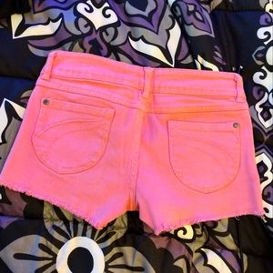 Mudd pink jean shorts
